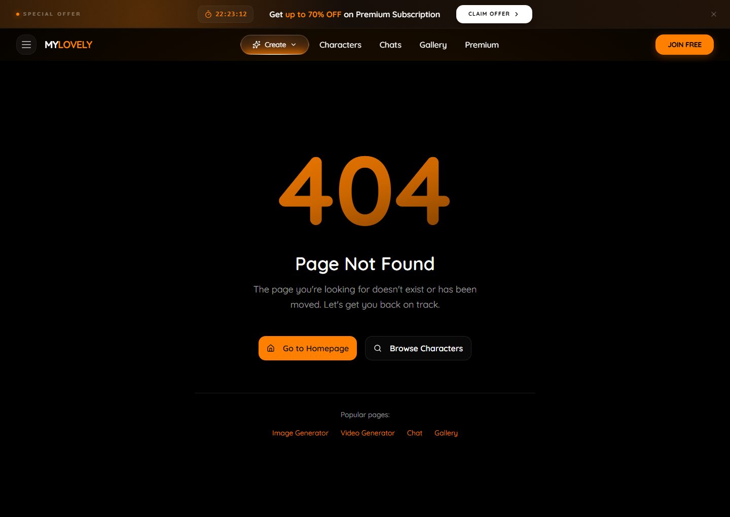 MyLovely AI pricing page