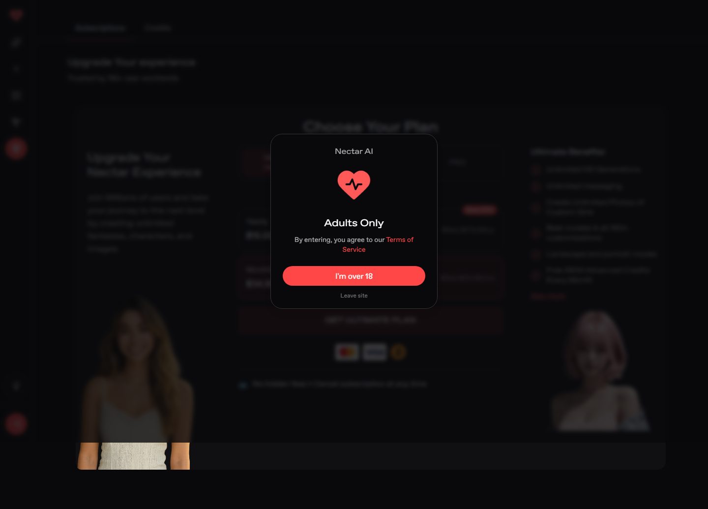 Nectar AI pricing page