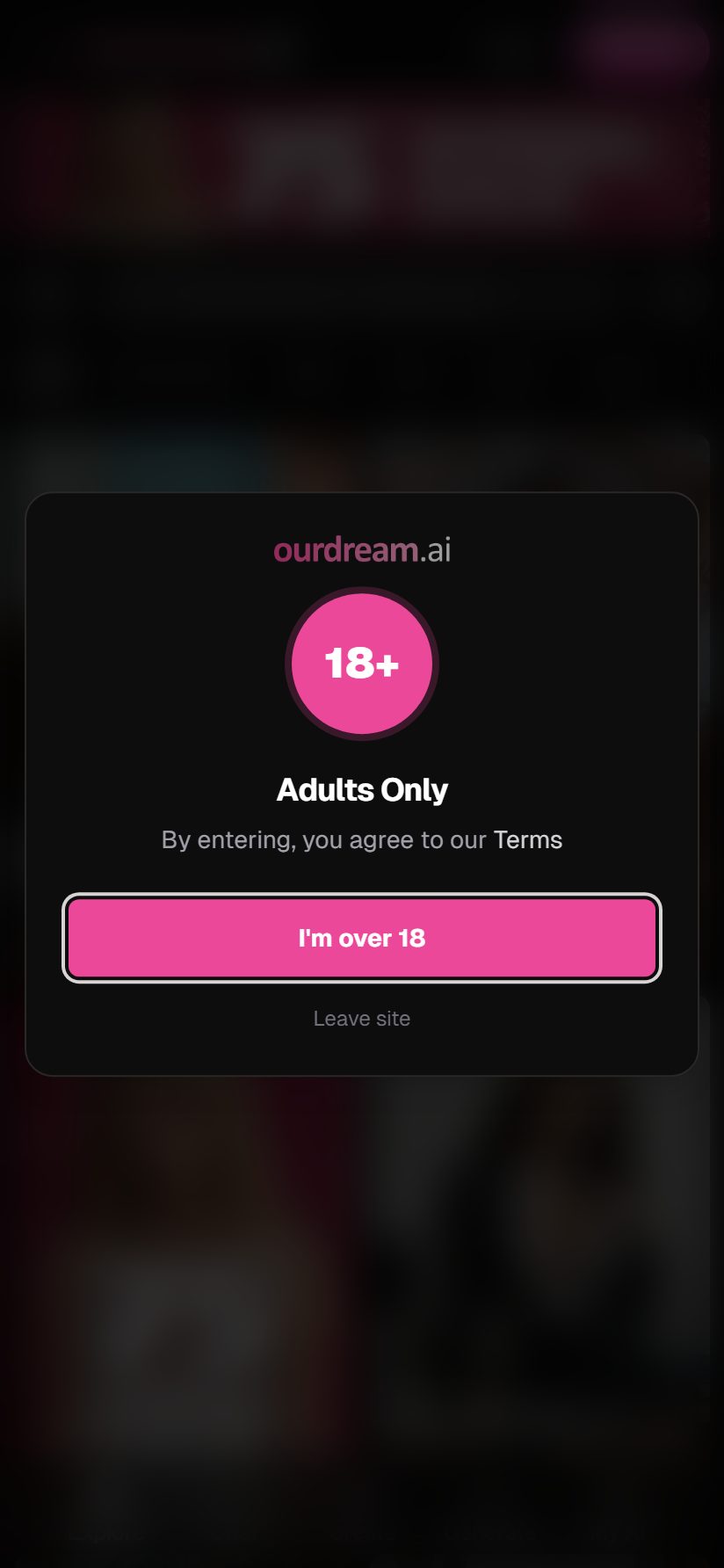 Ourdream AI on mobile