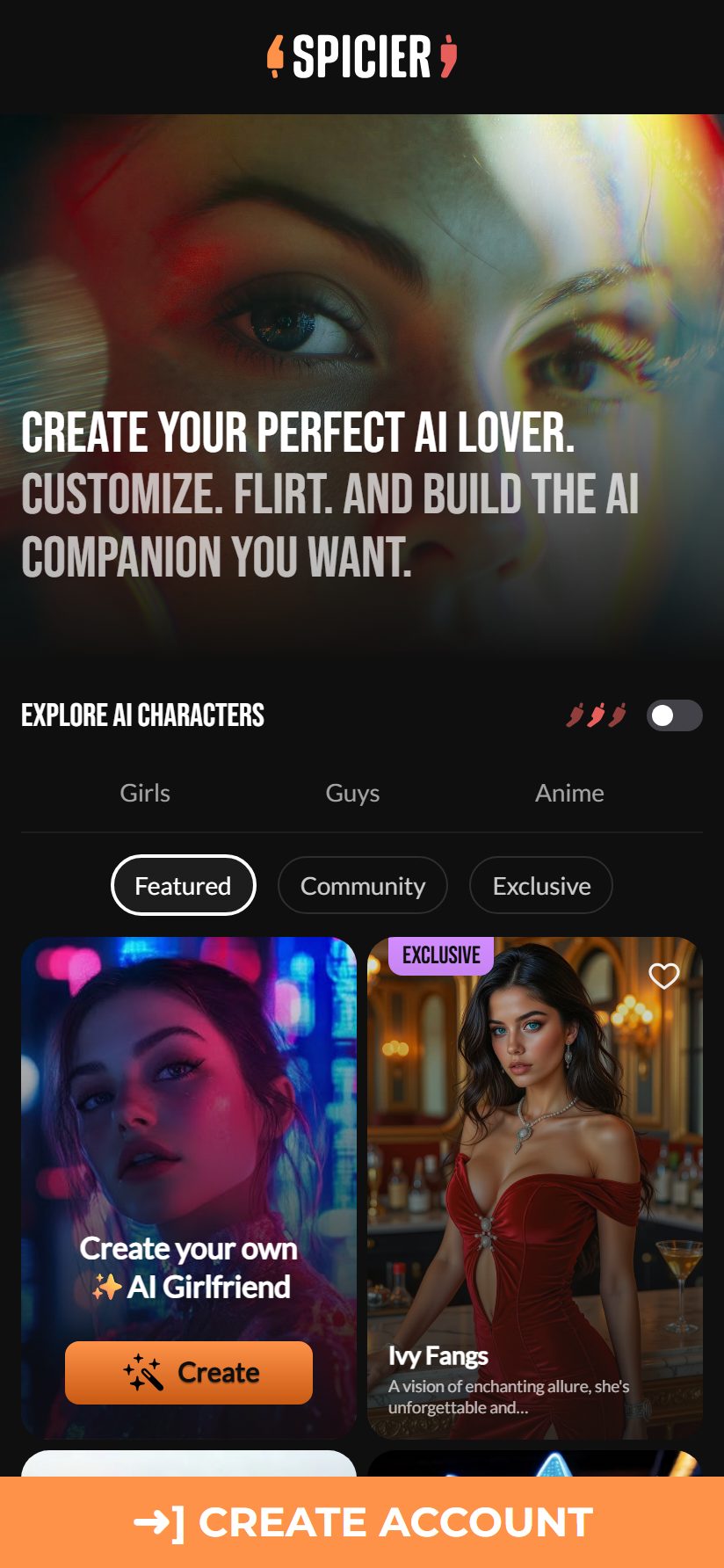 Spicier on mobile