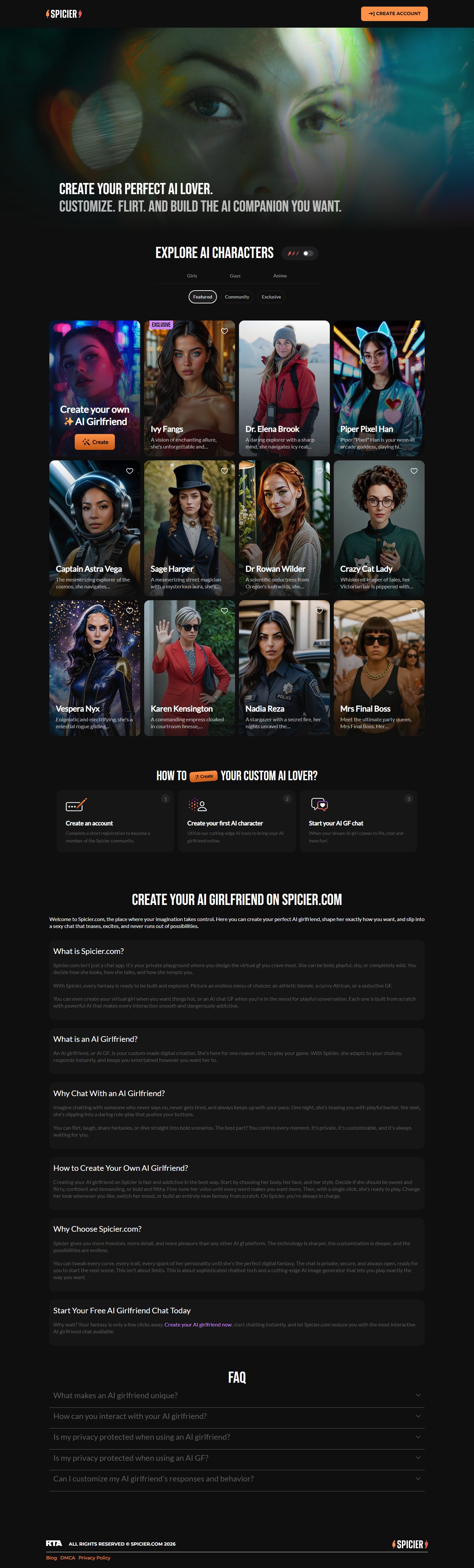 Spicier pricing page